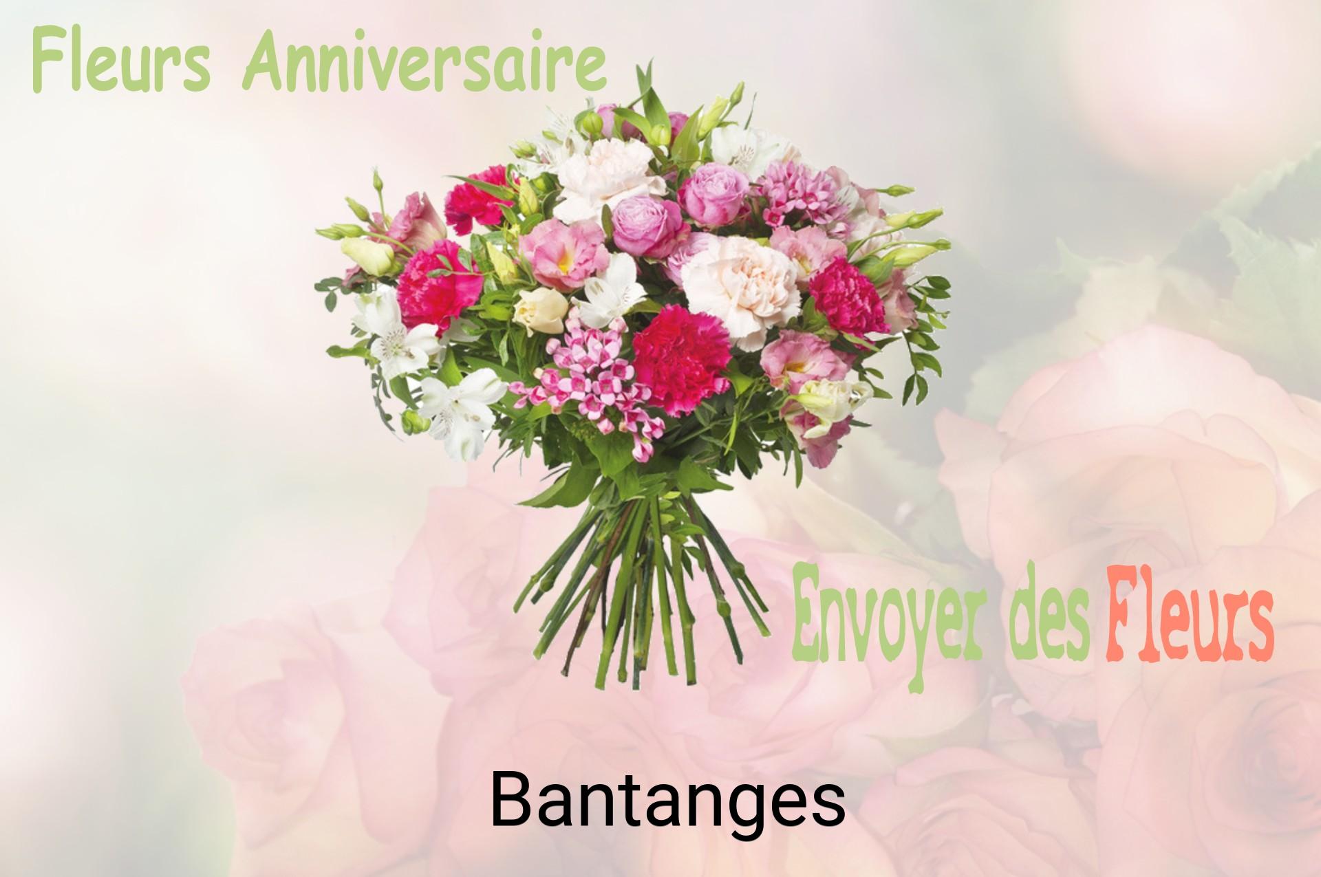 Bouquet de fleurs d’anniversaire livré à Bantanges
